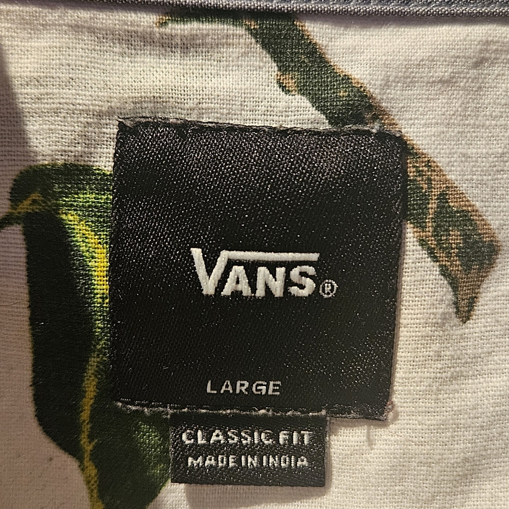 Vans Leaf Pattern Classic Fit Shirt View 4